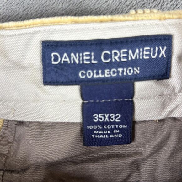 Daniel Cremieux Pants Mens 35x32 Corduroy Pleated Front Classic (32x32) Trousers - Picture 6 of 11